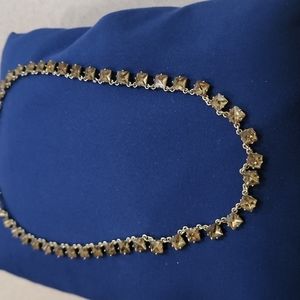 💛 Vera Bradley Gold Square Stone Necklace 💛